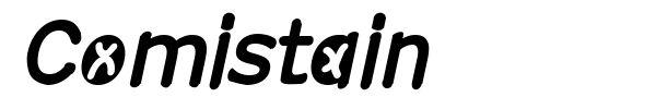 Comistain font preview